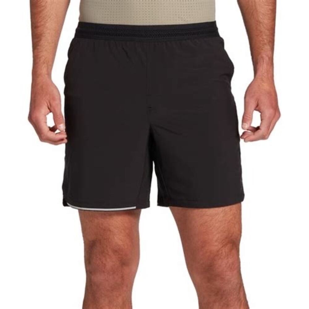 New NWT VRST Pure Black 5" Enthusiast Running Athletic Shorts Men's Size 2XL